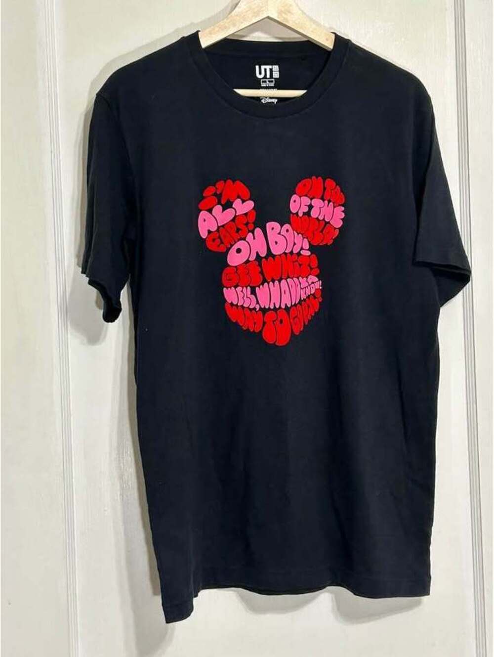 Uniqlo x Disney Mickey x Kevin Lyons T-Shirt Unisex Size Large